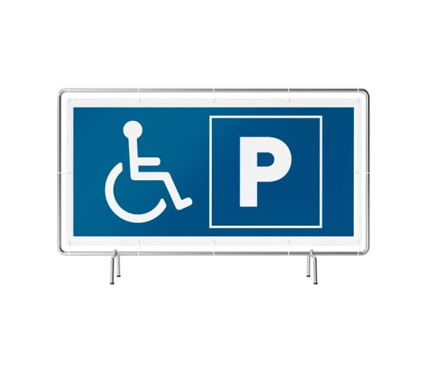 Parken Rollstuhl Banner