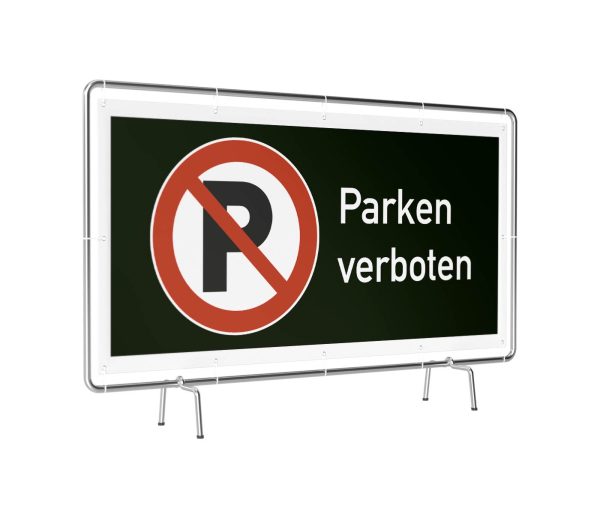 Parken verboten Banner