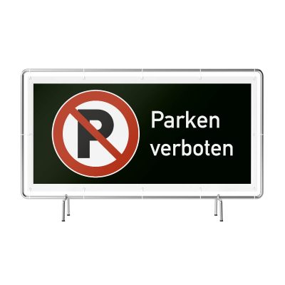 Parken verboten Banner
