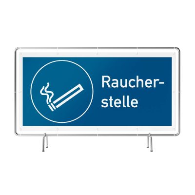 Raucherstelle Banner