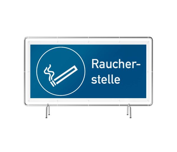 Raucherstelle Banner