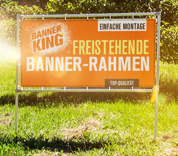 Freistehender Banner-Rahmen - Allrounder