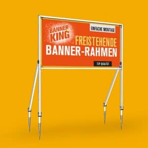 Freistehender Banner-Rahmen - Premium
