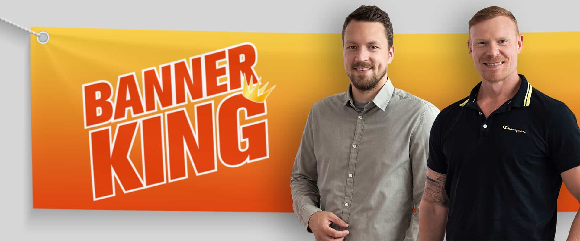 Banner King Über uns: Alex Heuberger und Dieter Galambos