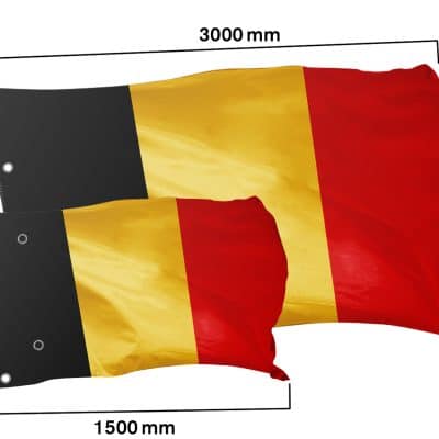 Länderflagge Belgien - Klassisch