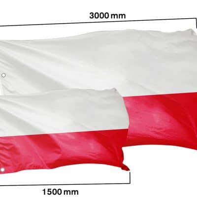 Länderflagge Polen - Klassisch