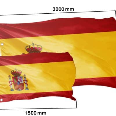 Länderflagge Spanien - Klassisch