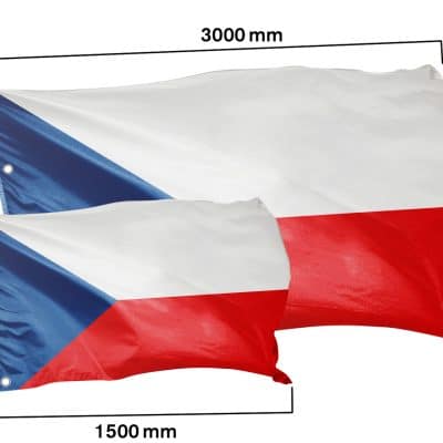 Länderflagge Tschechien - Klassisch