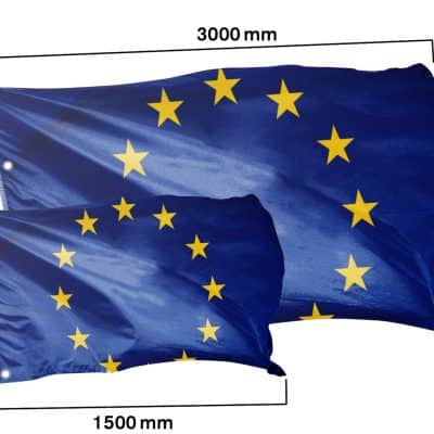 Banner Nationalfarben Europa - Abstrakt